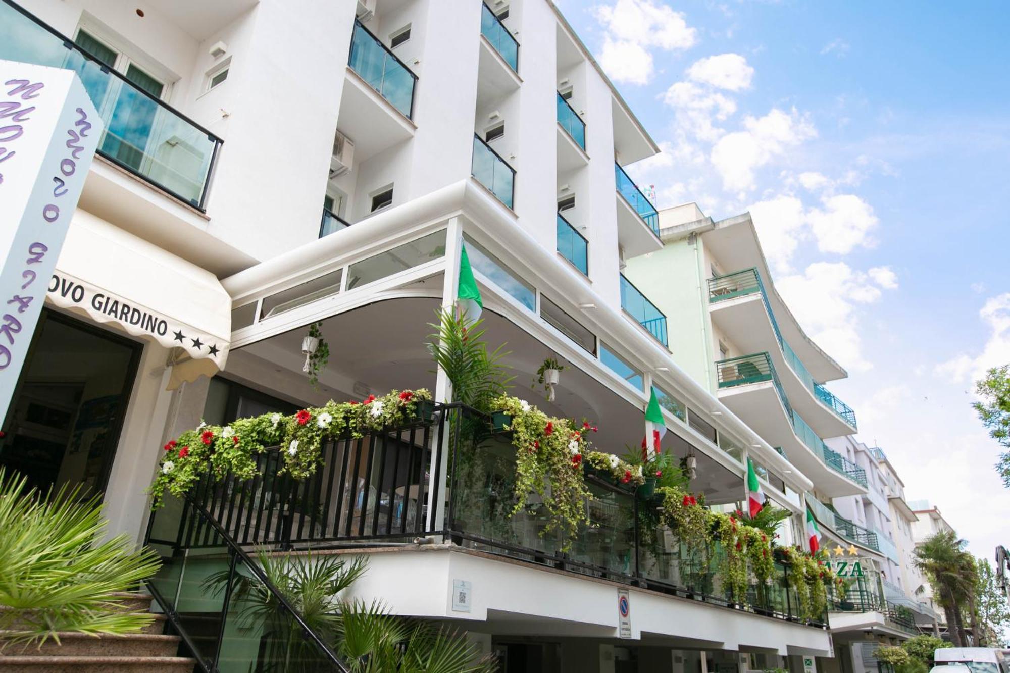 רימיני Hotel Nuovo Giardino מראה חיצוני תמונה